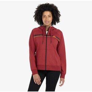 NWT Women's Ski Doo Retro Style Full Zip Hoodie - XS - Red